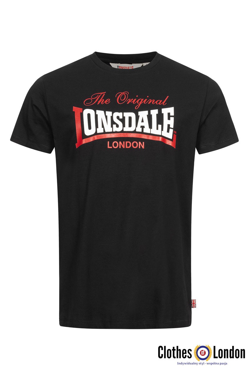 T-shirt LONSDALE LONDON ALDINGHAM Czarna