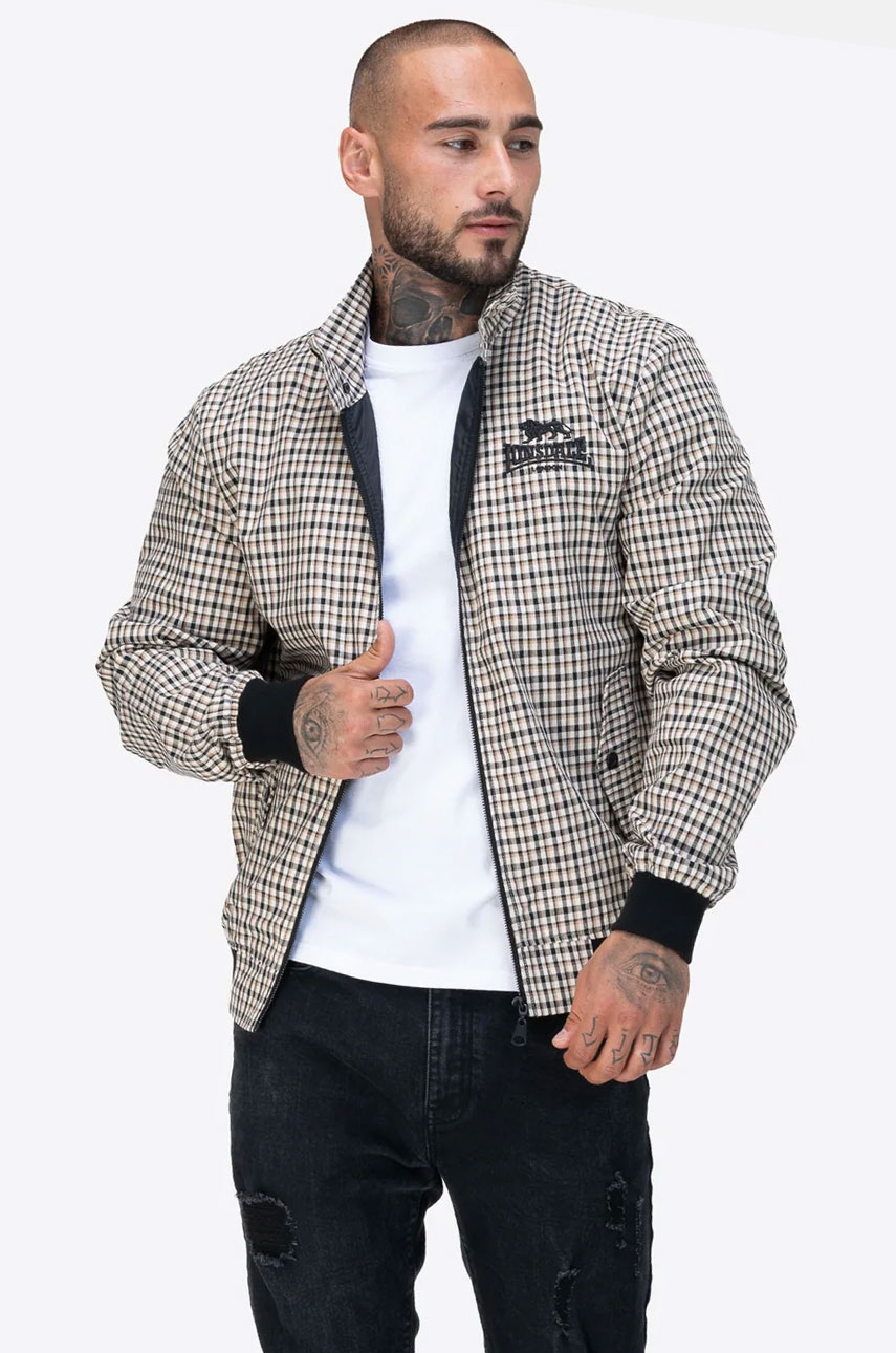 Harringtonka HARRINGTON CLASSIC CHECK Beżowa