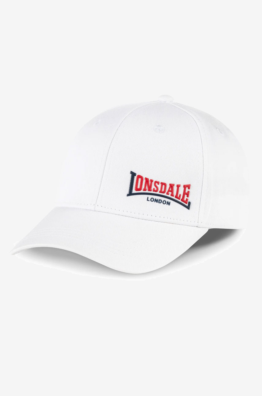 Czapka z daszkiem LONSDALE LONDON ENVILLE Biała